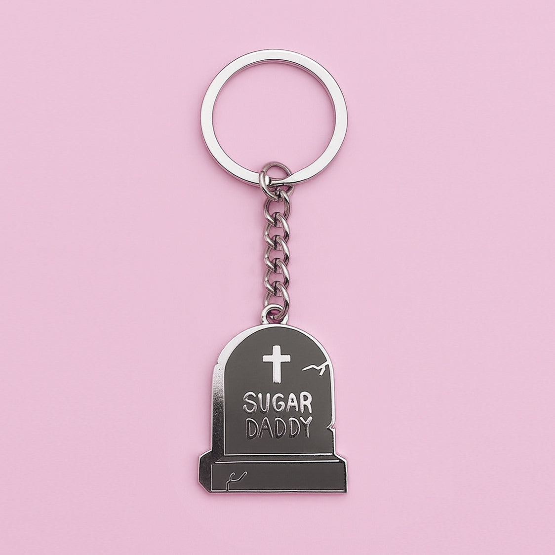 Gravestone Keychain