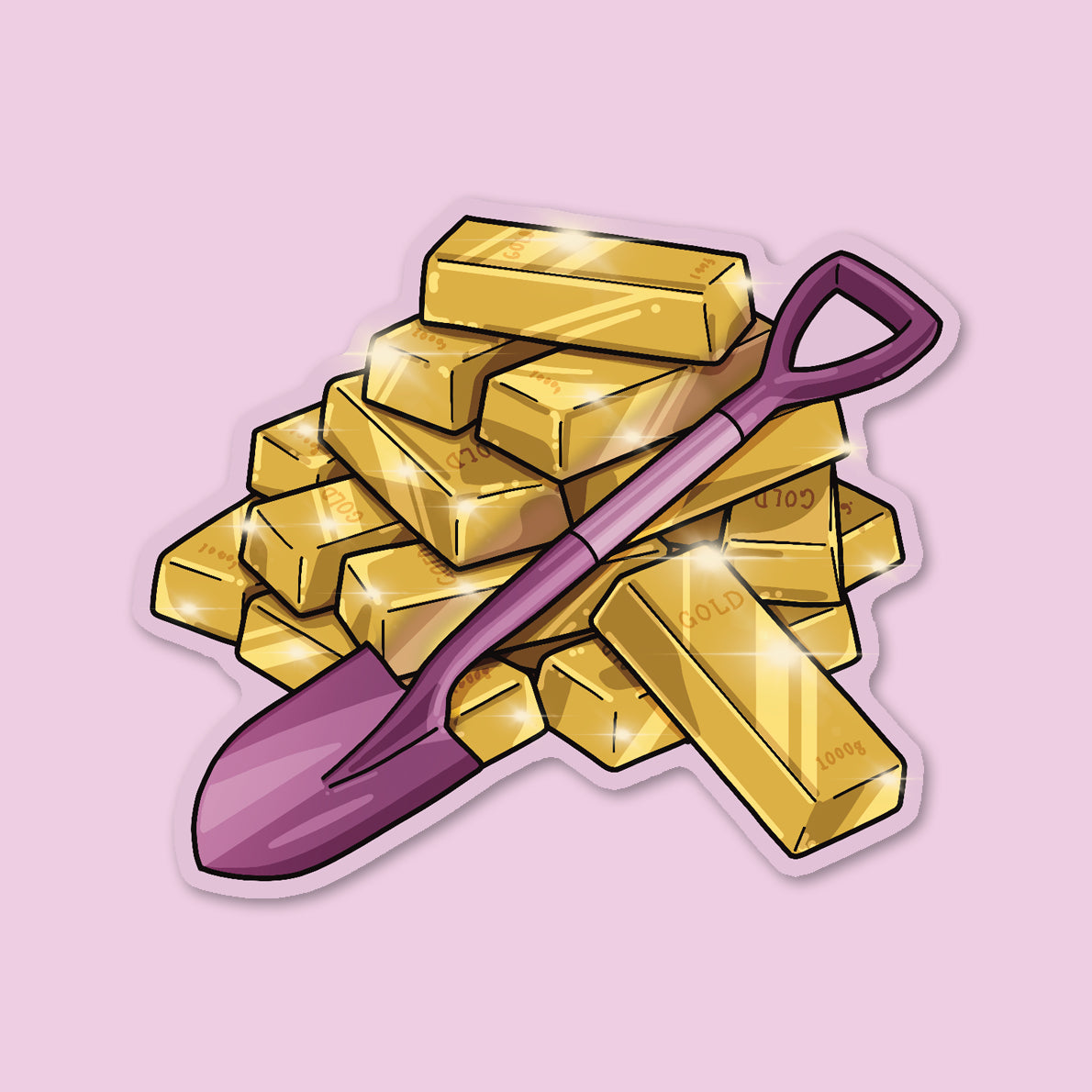 Gold Digger Sticker