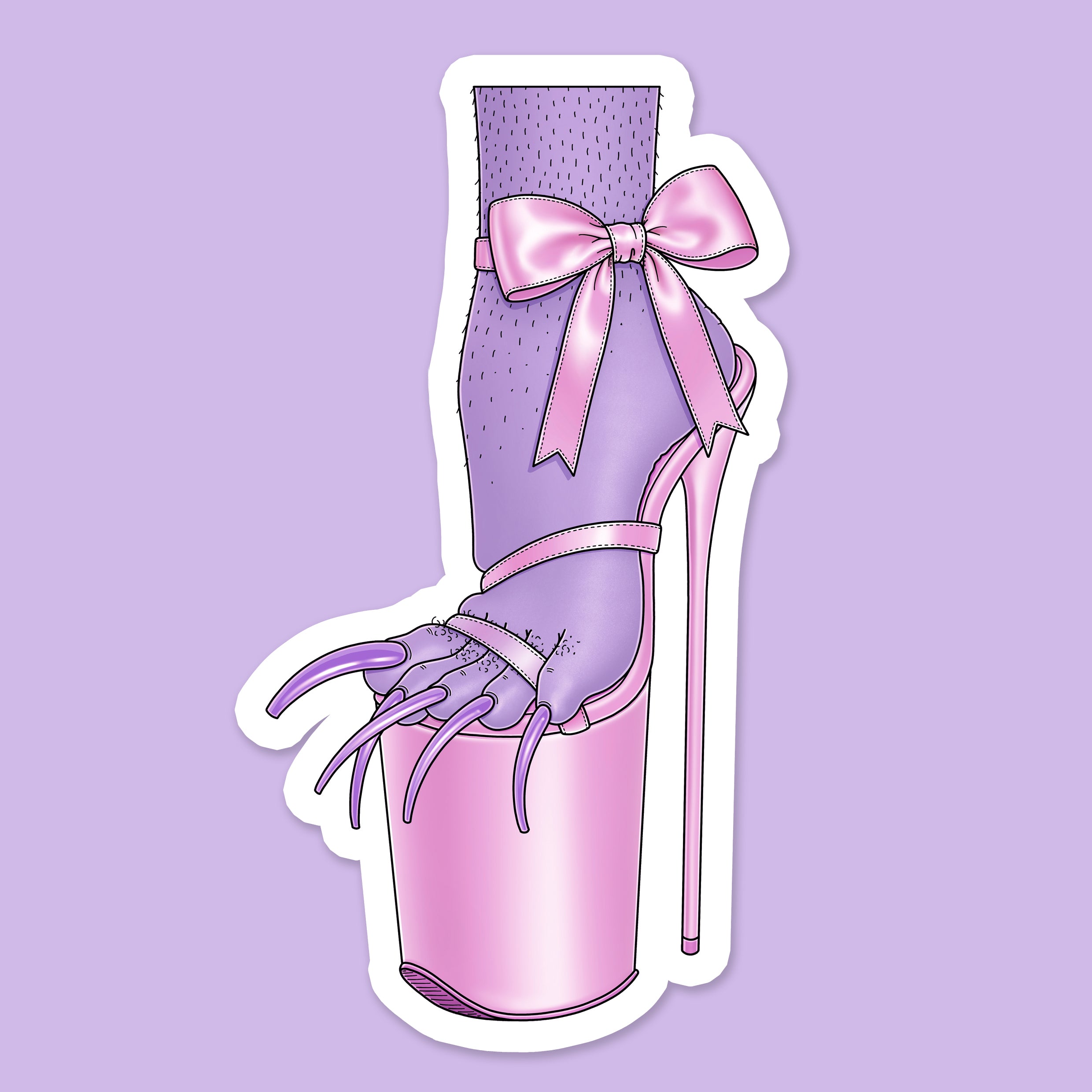 Midnight Ballerina Sticker