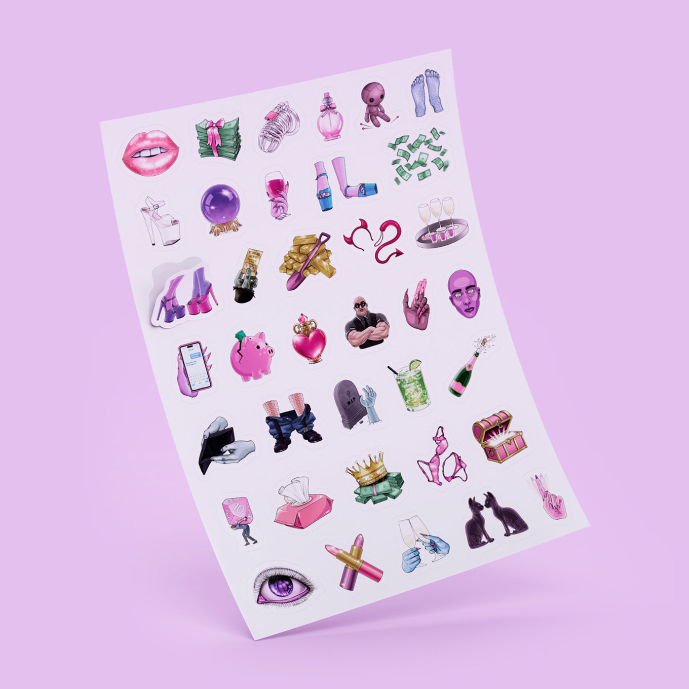 Nightshift Sticker Sheet