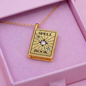 Spell Book Necklace