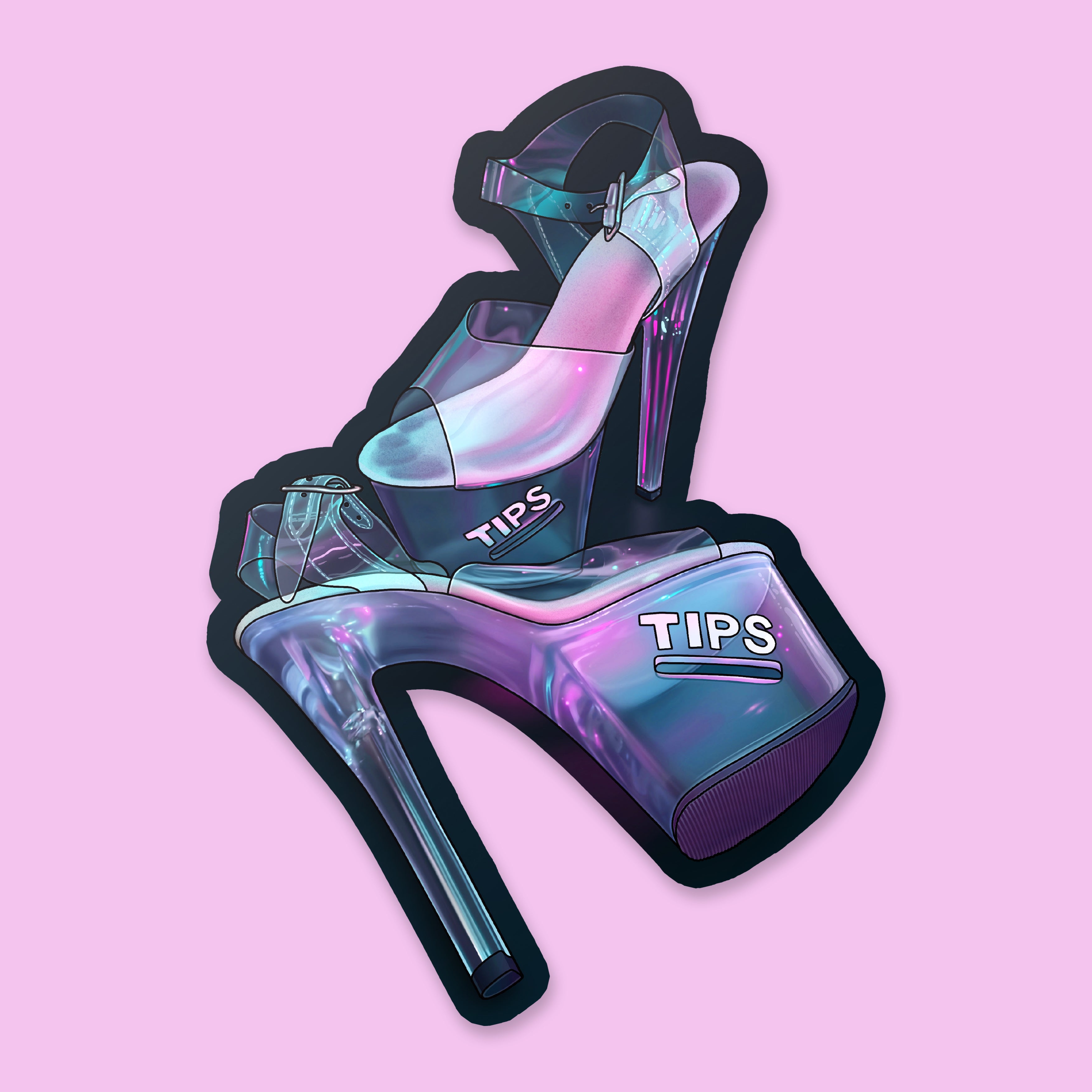 Heels Sticker