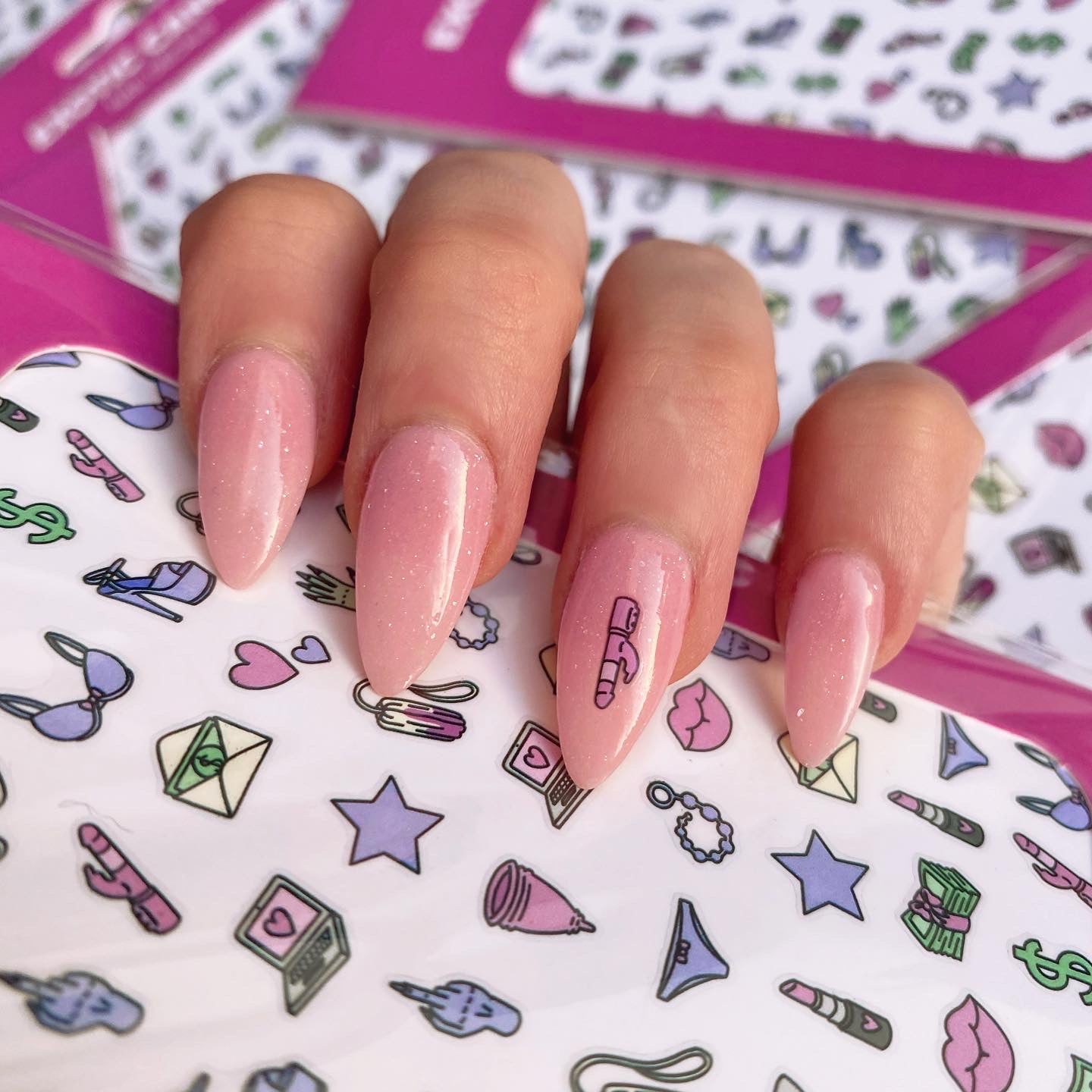 Girl Stuff Nail Stickers