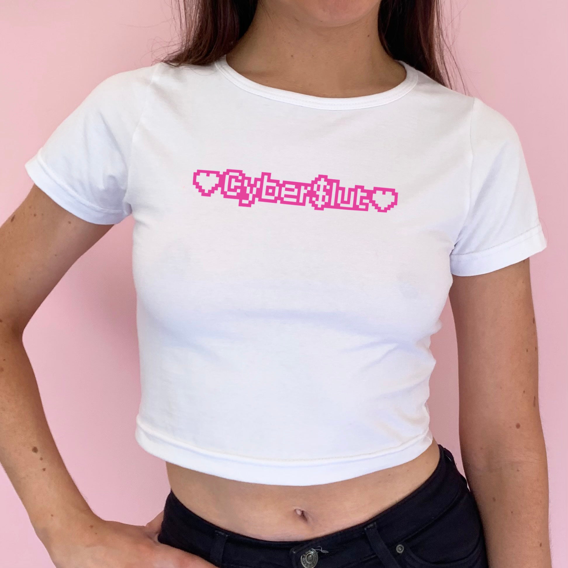 Cyber Cropped Tee
