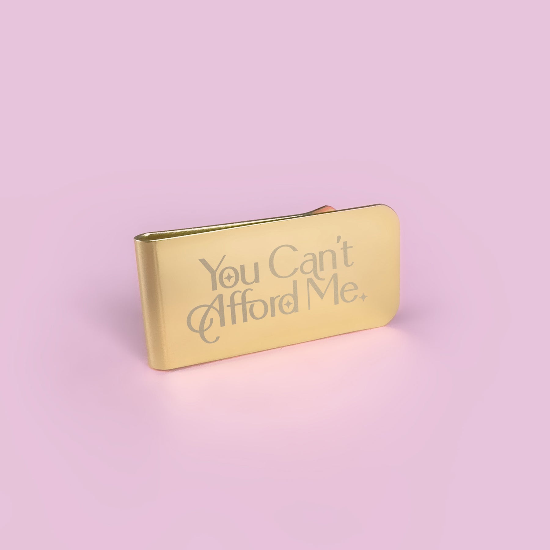 You Can't Afford Me Money Clip